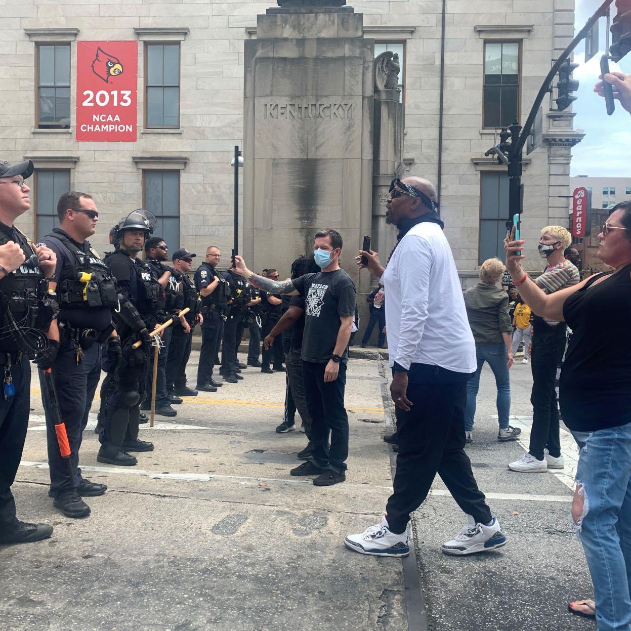 Second Street Bridge Protesters